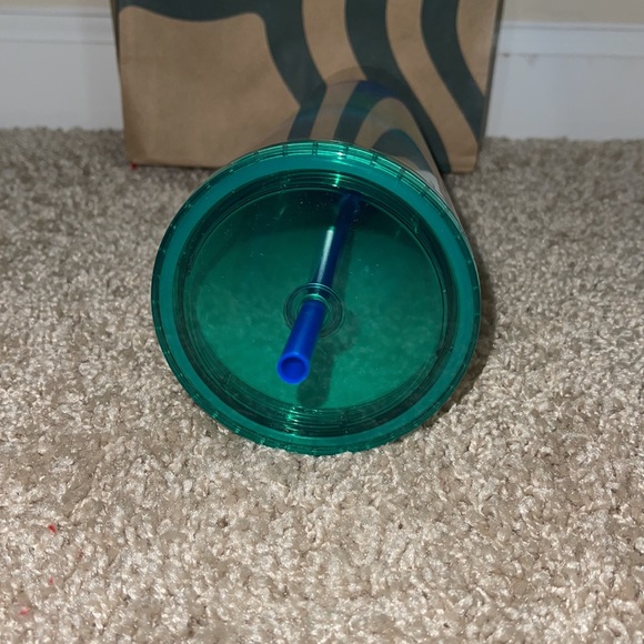 Starbucks “SPEARMINT WAVE” Venti cold cup coffee tumbler 24 oz HOLIDAY 2022 - Picture 4 of 7